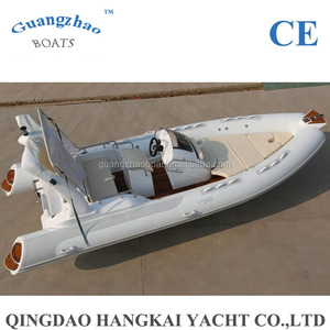 19ft 5,8 m barato de fibra de vidrio yate pesca barco de alta velocidad - Product Image 3