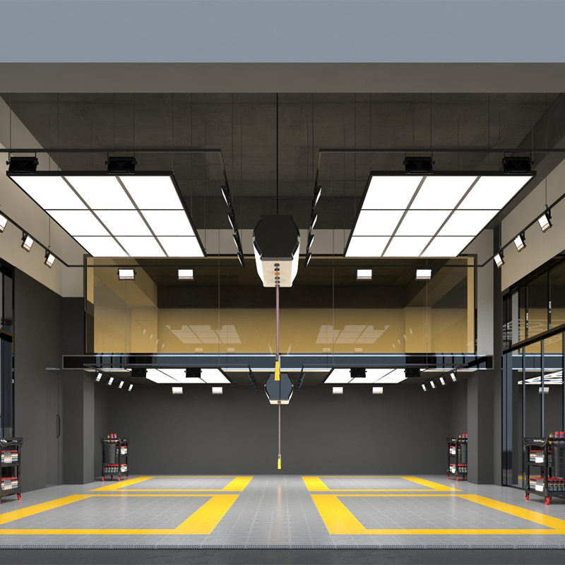 Factory 6500K 1.8*3.6m Pane LED Ceiling Light 9 Grid LED Best Panel Light Box Working LED Panel Lights for Garage and Workshop
