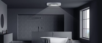 Ventilateur d'extraction de fumée HMA-100A de 4 pouces, ventilateur de plafond en plastique de haute qualité, moderne, pour cuisine et salle de bain