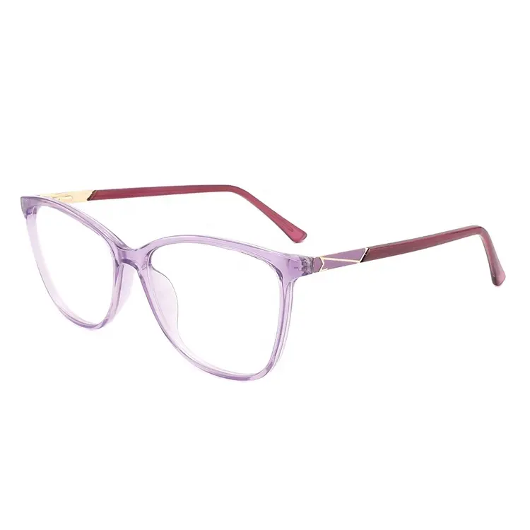 Marcos ópticos TR90 para hombre y mujer, montura de gafas a la moda