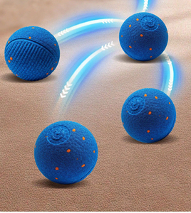 Pelota de Juguete Eléctrica Recargable Inteligente, Ecológica, Bonita, Simple, de Dibujos Animados, Impermeable, para Perros, con Movimiento Automático de Rodar y Rebote, Tamaño Mediano/Grande - Product Image 4