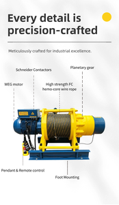 Cabrestante de elevación de construcción eléctrico industrial de alto rendimiento ALLMAN AMW - Product Image 3