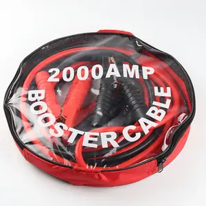 Kabel Jumper darurat bantuan pinggir jalan, kabel Charger baterai mobil, kabel Jumper darurat, bantuan pinggir jalan, 4M, kabel Booster mobil