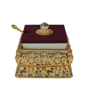 Recipiente de Cocina de Metal Chapado en Oro, Cuadrado, de Cerámica, para <span class=keywords><strong>Café</strong></span>, Especias, Olla con Tapa - Product Image 1