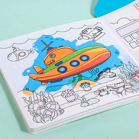 Livre de coloriage éducatif sur le thème des animaux personnalisé pour enfants et adultes - Taille/dos/logo personnalisable Imprimé offset sur papier d'art