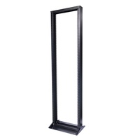 Baie de serveur ouverte personnalisée 27U, 19 pouces, en acier laminé à froid SPCC, armoire réseau standard en stock, certifiée ROHS CE