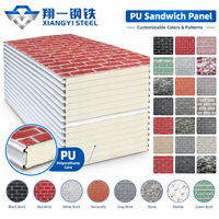 Panneau mural sandwich décoratif moderne en métal, écologique, pour façade extérieure, entrepôt, atelier, toiture et chambre froide