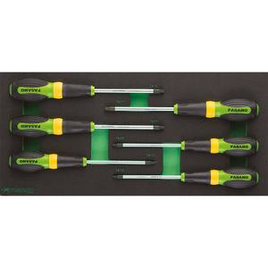 Fasano <b>Torx</b> <b>Screwdriver</b> <b>Set</b> 6 Piece Tx10 Tx15 Tx20 Tx25 Tx27 Tx30 Auto Repair Tools - Product Image 1