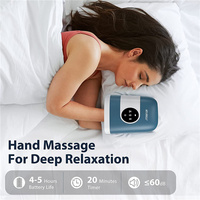 Masseur de Mains Sans Fil Électrique avec Chaleur pour Arthrite, Compression d'Air Améliorée pour Paume et Mains