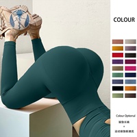 Leggings de yoga et de barre pour femme, à taille sculptante froncée, adaptatifs, infrarouges, pour l'entraînement et le sport