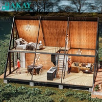 AKAY Maisons en conteneur préfabriquées de luxe Maison en A personnalisée en usine Maison en conteneur détachable