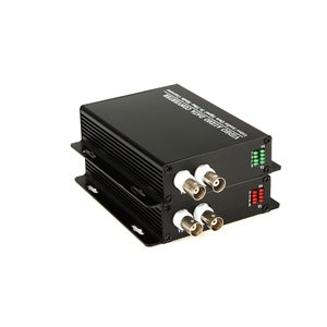 1 par 2 canal RS485 devolver datos 960 P HD-CVI de fibra óptica a BNC Digital Video convertidor transmisor receptor - Product Image 2