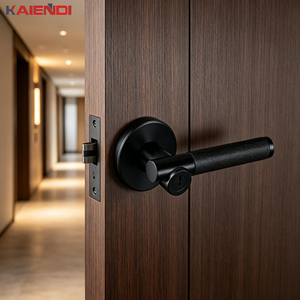 Gagang Pintu Modern Privacy Gold Heavy Duty dengan Kenop Tuas, Pemasangan Mudah, Garansi 1 Tahun untuk Penggunaan di Kamar Tidur, Kamar Mandi, Hotel - Product Image 4