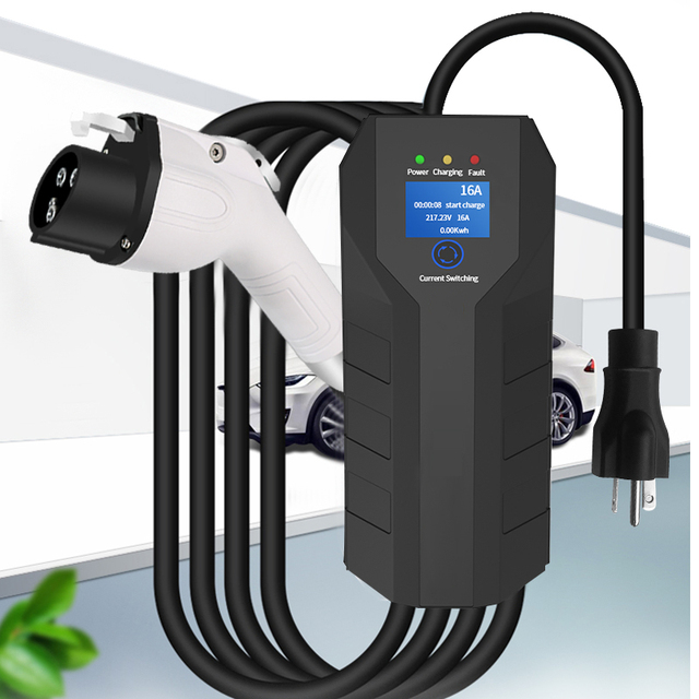 Type2 3.5kw Portable Ev Charger 7kw Charging Station Portable Power Station Fast Charging J1772 Ccs1ccs2EV Charging Plug