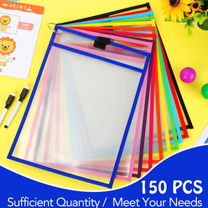 Lau Khô Túi Tái Sử Dụng PVC Làm Việc Vé Chủ Số Lượng Lớn Túi Văn Phòng Nguồn Cung Cấp Làm Việc Đặt Hàng Và Cửa Hàng Vé Thư Mục - Product Image 2