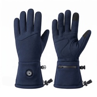Doublures de gants chauffantes bleues de qualité supérieure, gants électriques rechargeables, gants chauffants pour les sports de plein air, le ski, la randonnée, l'usage quotidien en hiver