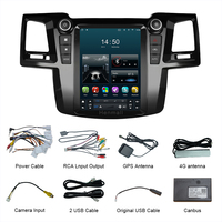 HENMALL Radio Mobil Android 2 Din 9 Inch dengan Panggilan Telepon Handsfree untuk Toyota Fortuner Hilux 2007 2008 2012 2014 2015