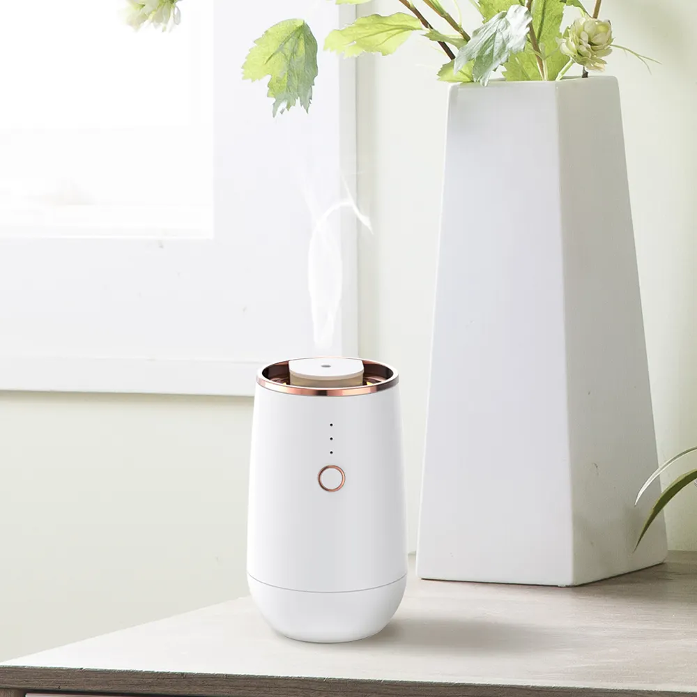 SCENTA مخصص الأبيض البلاستيك نانو ضباب اللاسلكية المنزلية الذكية الكهربائية لطيف صغيرة منقي هواء الغرفة المرطب مع مصباح ليد