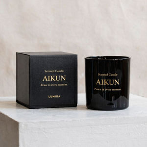 Bougie en cire de soja AIKUN en pot en céramique avec parfum d'huiles essentielles pour la maison, le spa et la chambre - Product Image 2
