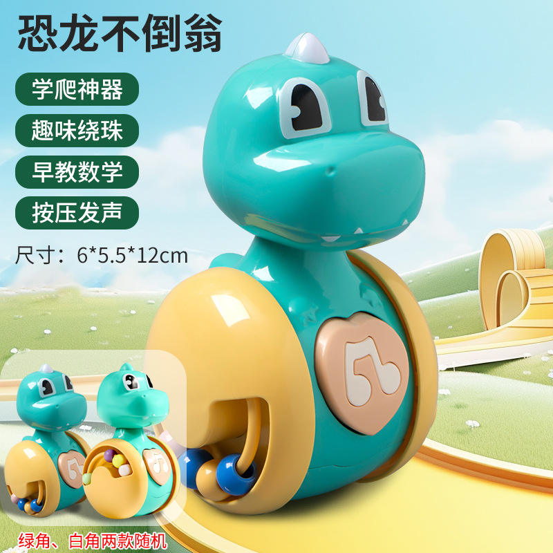 Vaso deslizante de dinosaurio verde B65