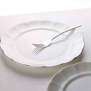 20 cái sang trọng sứ Bộ đồ ăn nổi Xương trắng Trung Quốc đặt bữa ăn tối cho khách sạn đám cưới - Product Image 2