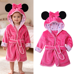 Accappatoi <span class=keywords><strong>per</strong></span> Bambini, Vestaglie Invernali a Maniche Lunghe, Pigiami in Flanella <span class=keywords><strong>per</strong></span> Bambini, <span class=keywords><strong>Accappatoio</strong></span> con Cappuccio Fantasia - Product Image 1