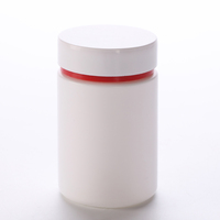 Flacon en plastique transparent vide pour capsules de suppléments et vitamines, 135 ml, 150 ml, 175 ml, personnalisable et économique