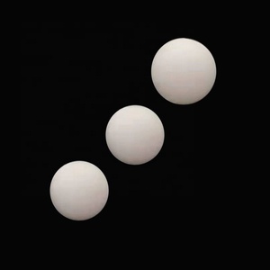 Bolas de Plástico POM de Resina Acetal Delrin Sólidas Pequeñas de 10 mm, Color Amarillo y Blanco, Directas de Fábrica, para Máquinas de Juego de Precisión y Rieles de Cajones - Product Image 1