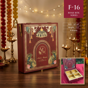 Caja de Almacenamiento de Resina Pintada a Mano, Serie Bhaji Box, Diseño Artístico con Patrón de Árbol, 10x9x2.5 Pulgadas - Product Image 5