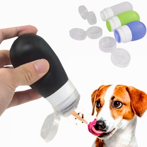 ขวดซิลิโคนแบบพกพาอเนกประสงค์ขนาดพกพาสำหรับฝึกสัตว์เลี้ยง ใช้สำหรับเดินทาง บรรจุแชมพู โลชั่น แบบเติมได้ เหมาะสำหรับการตั้งแคมป์ - Product Image 2