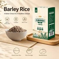 Sugar Free Highland Barley Rice 0 Sodium Fiber Rich Iron Nutrition Instant Food Ready 5-6 Minutes Hot Water Wholesale