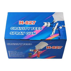 Pistola de Pintura Profesional KAILUN de Aluminio H827, HVLP, Boquilla de 1.4 mm, Alimentación por Gravedad, Herramienta Neumática para Imprimación y Acabado - Product Image 6