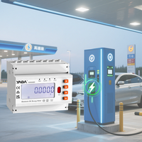 Medidor de Energía Digital YADA DCM3366D con Certificación CE para Cargador de Vehículos Eléctricos, RS485 Modbus-RTU, Pantalla LCD
