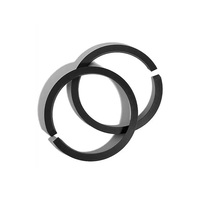 Bagues d'usure en tissu de résine phénolique à coupe à 45 degrés, bandes de guidage pour vérins hydrauliques, pour le support de bagues de roulement de piston robustes