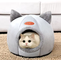 Nouveau lit pour chat confortable pour le sommeil profond en hiver, petit panier, niche pour petit chien, tente pour animaux de compagnie, nid douillet, cama gato