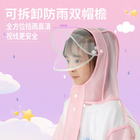 Enfants pour Poncho imperméable avec cartable Bit Big Single Full Body Primary Student Cartoon Design Prix de gros