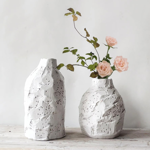 Nuovo lusso decorazione di nozze vaso di fiori in porcellana 2026 Hotel opaco ceramica matrimonio nordico classico vaso di <span class=keywords><strong>piante</strong></span> irregolari - Product Image 1