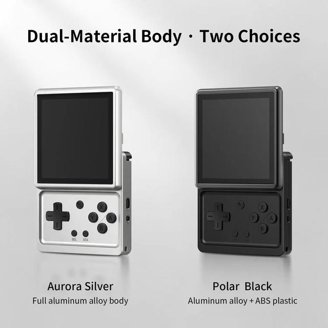 Anbernic RG Rotate Handheld Game Console 3.5" IPS Rotating Screen Android Portable Games Player Supports WIFI AI Streaming Gift