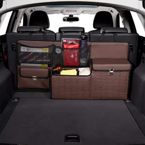 Gran oferta, venta al por mayor de Amazon, caja de almacenamiento segura plegable de gama alta para ahorrar espacio, organizador de maletero para coche SUV