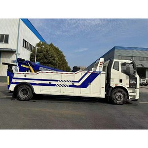 Camion de dépannage lourd FAW de 20 tonnes, intégré, pour le remorquage, le levage et le sauvetage en cas de débouchement de circulation routière - Product Image 6