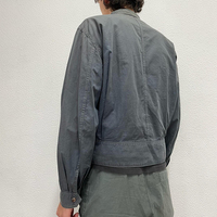 Veste en jean personnalisée de style streetwear, fabrication OEM, design vintage Y2K, boutons, couleur unie, veste de travail décontractée pour hommes
