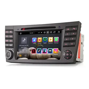 Erisin es8580e 7 "IPS Android 12.0 xe DVD Player DSP Carplay tự động GPS cho Benz E-Class W211 g lớp w463 CLS w219 Stereo TPMS