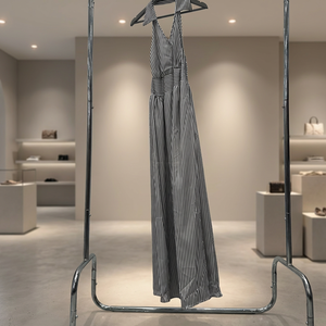 Robe élégante et décontractée pour femme, nouvelle collection 2026, coupe ajustée, dentelle à motifs géométriques, respirante pour l'été et le printemps, vente <span class=keywords><strong>en</strong></span> gros à bas prix - Product Image 2