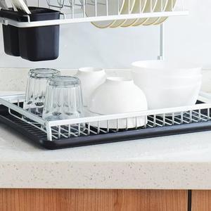 Escurridor de Platos Doble Multifuncional Moderno de Aluminio y PP, Organizador de <span class=keywords><strong>Cocina</strong></span>, Escurridor de Platos, Almacenamiento de Ollas, Plato/Barco - Product Image 4