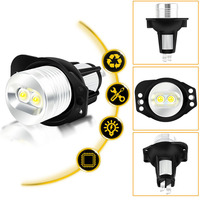 Angel Eyes 10W LED Luz antiniebla con característica decorativa Nueva condición 12V Luz DE TRABAJO PARA E90 E91 Retrofit de faros para automóviles