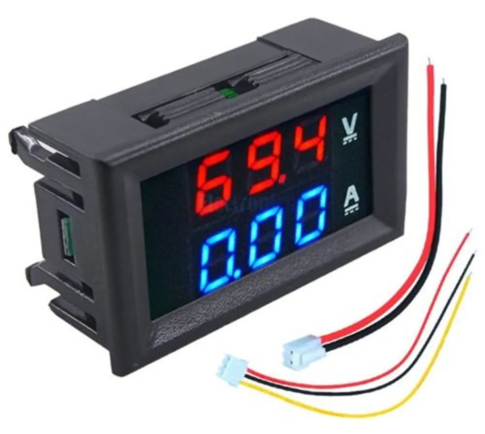 0.28 "Display a LED Mini voltmetro digitale amperometro DC 100V 10A pannello Amp Volt tensione misuratore di corrente Tester Detector