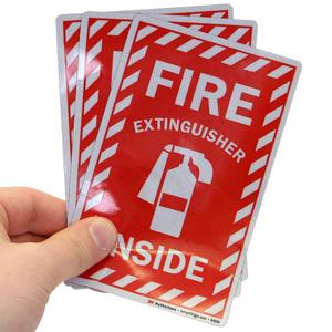 Etiqueta Adhesiva Reflectante para <span class=keywords><strong>Extintor</strong></span> de Incendios, Señales de Advertencia Personalizables, Pegatinas de Seguridad - Product Image 5