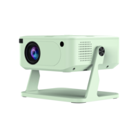 Projecteur personnalisable XNANO HA109 Vert Android 14 Grand écran Mise en miroir LCD Mini projecteur WiFi 6 Direct usine