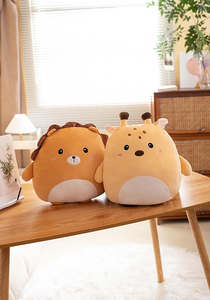 Lindo León Marrón de Peluche, Almohada de Peluche Suave para Abrazar, Cojín de Anime para Niños, Regalo de Cumpleaños, Juguetes de Peluche de León Personalizados - Product Image 3