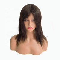 Peluca de Encaje Suizo con Capa Completa de Cabello Humano Natural Hecha a Medida por Proveedor para Mujer